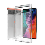the back of the galaxy s10 case is shown in clear