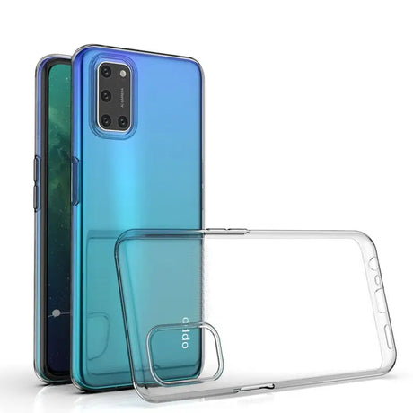 the back and front of a blue samsung s9 phone case