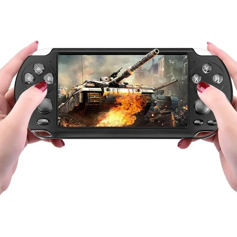 a person holding a game controller