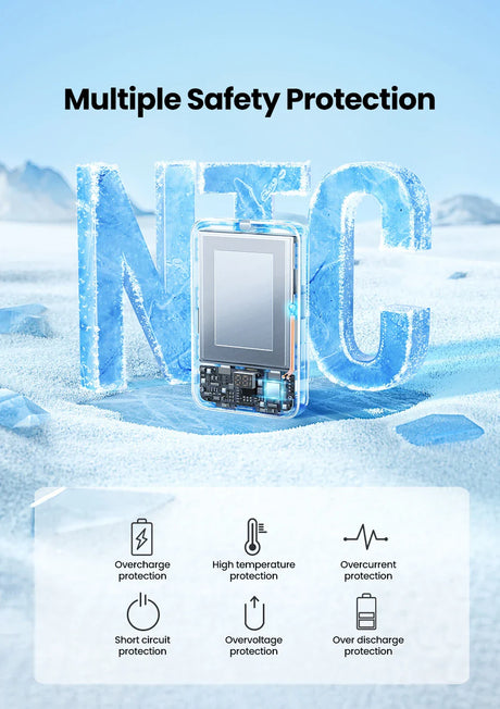 Gas boiler or heating unit encased in ice-like lettering ’NTC’.