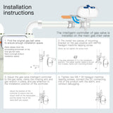 Gas valve controller installation instructions.