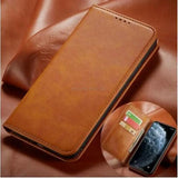 genuine leather wallet case for iphone x