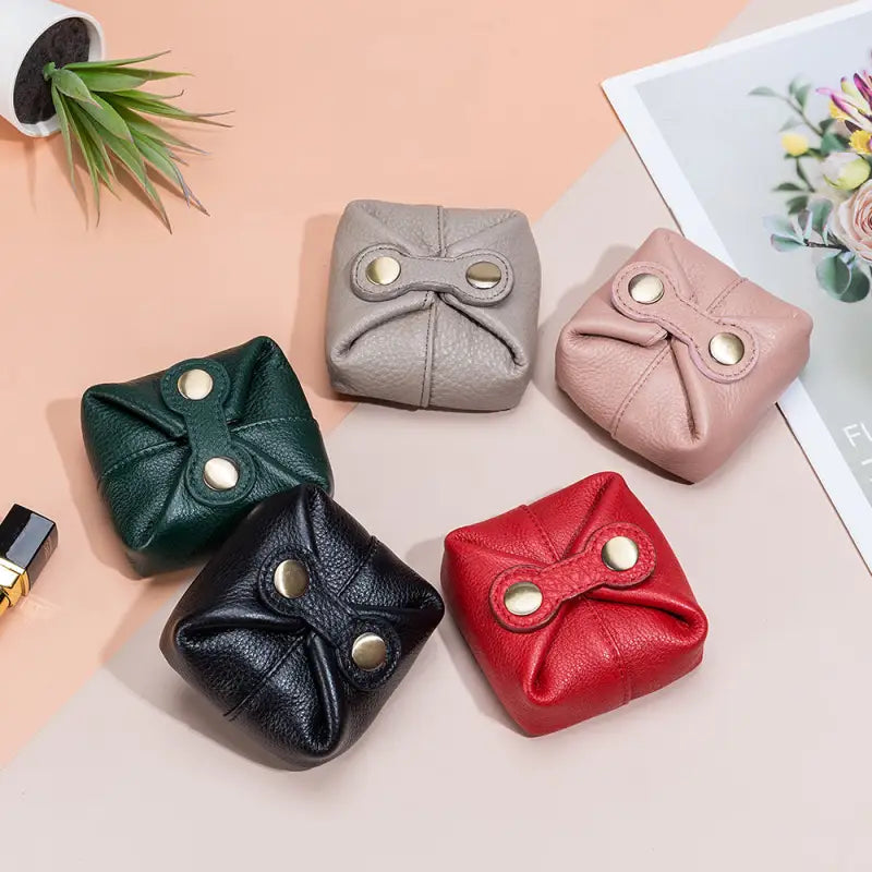 four colors bowknot wallet case