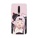 a girl with pink hair and a black hat on her head phone case