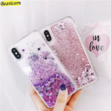 glitter liquid liquid phone case for iphone
