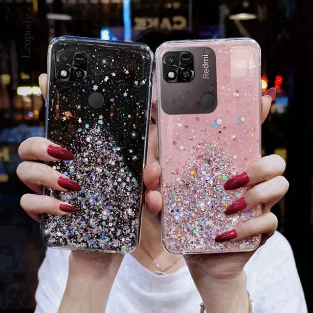 glitter phone case