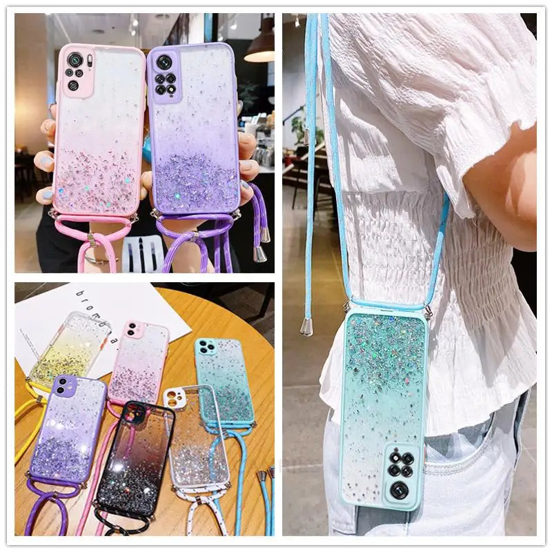 the new fashion glitter phone case for iphone