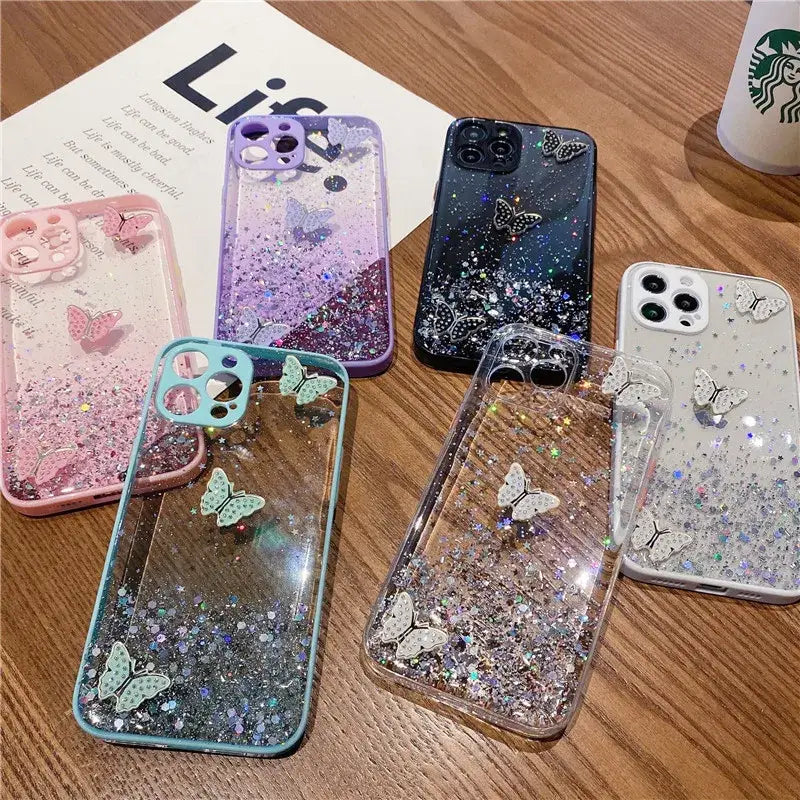 glitter phone case