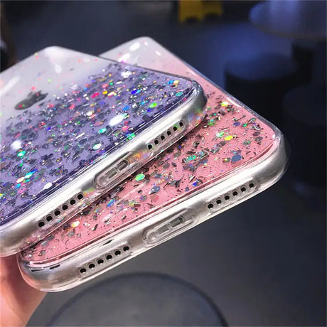 glitter phone case