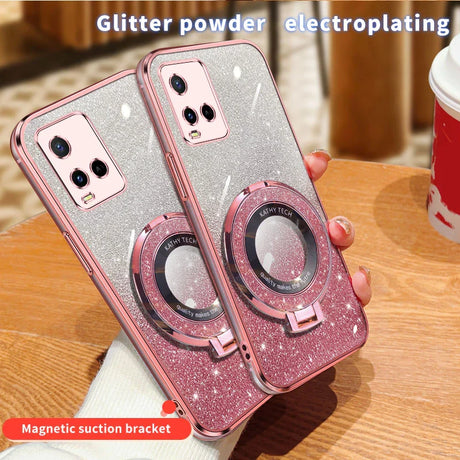 glitter phone case with ring holder