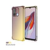 the back of a gold iphone case