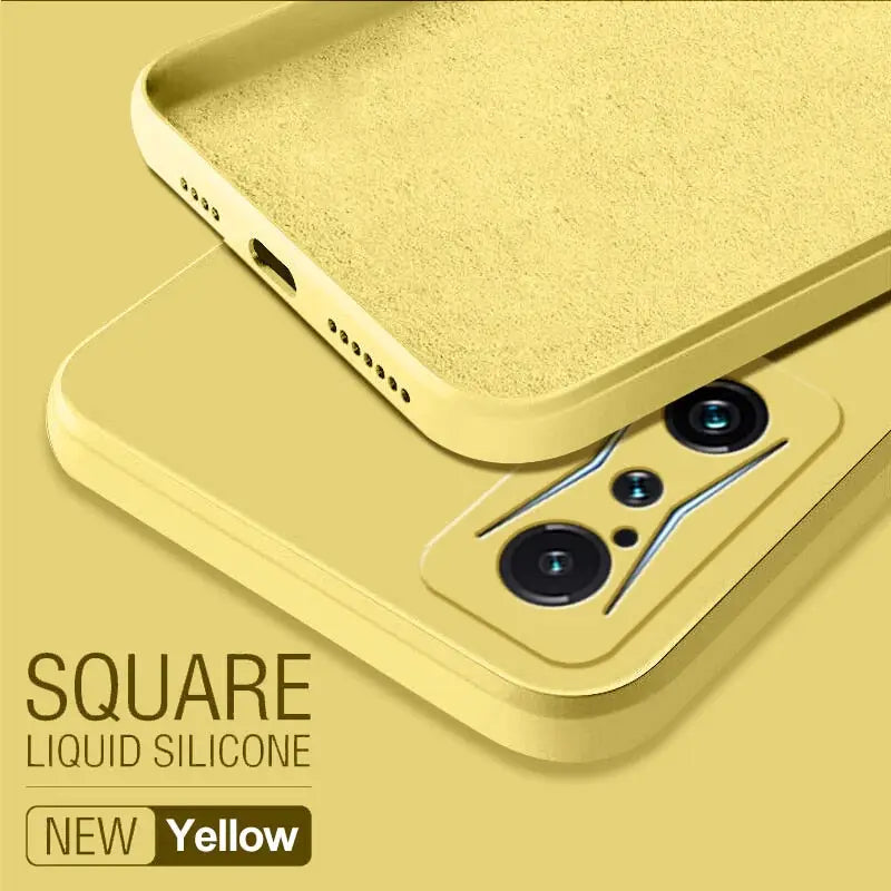 the back of a gold iphone case with a gold background