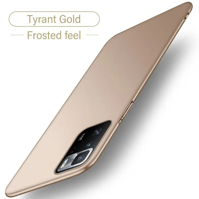 the back of a gold iphone case