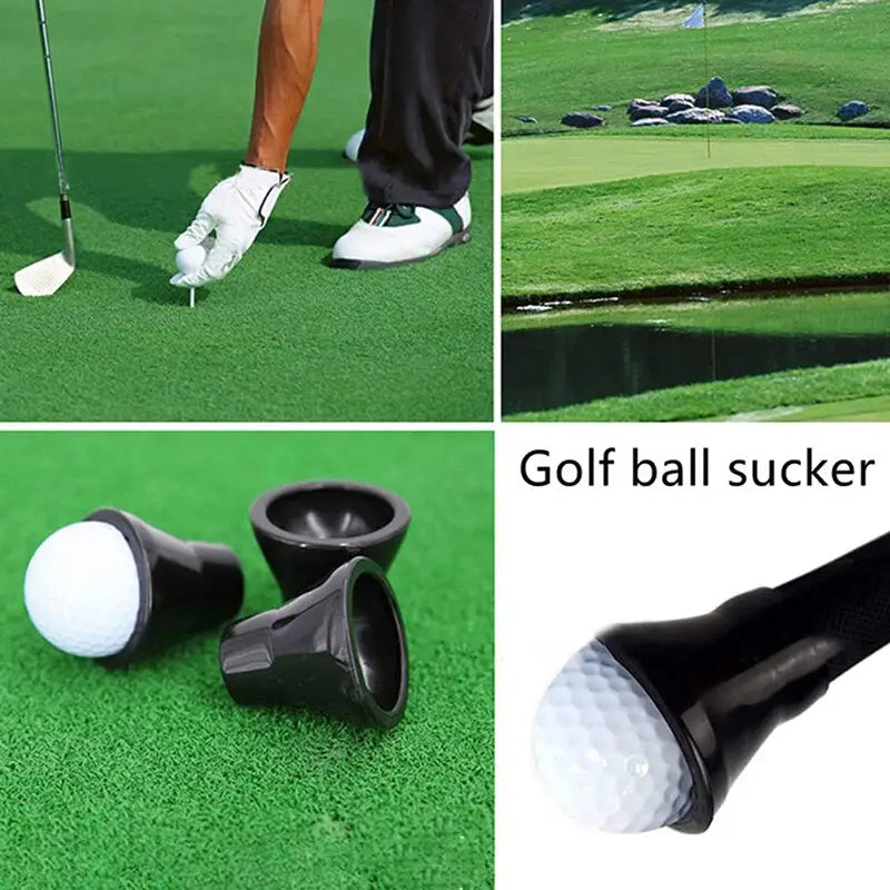 golf ball and putter