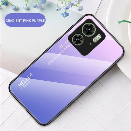Gradient purple phone case.