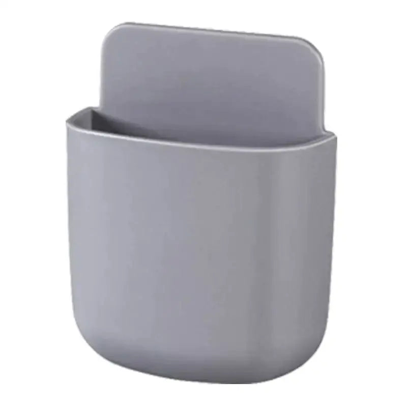 A gray cup with a lid