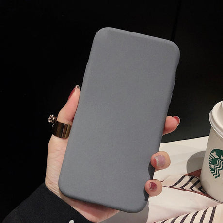 Gray phone case.