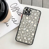 the gray and white floral pattern on this case is perfect for the iphone