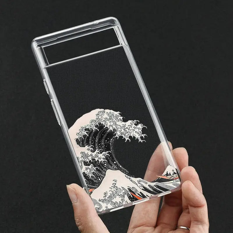 the great wave clear case for samsung