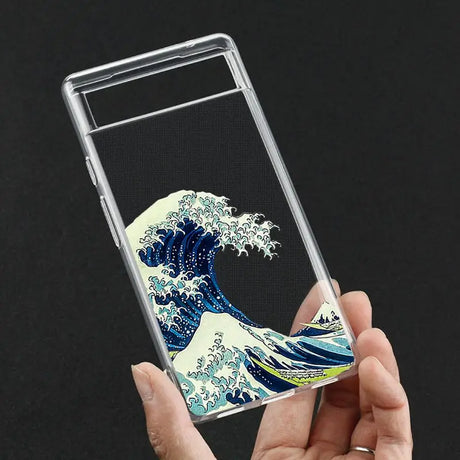 the great wave clear case for iphone