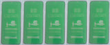 Green 9D ceramic anti-shock screen protectors.