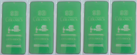Green 9D ceramic anti-shock screen protectors.