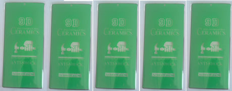 Green 9D ceramic screen protectors.