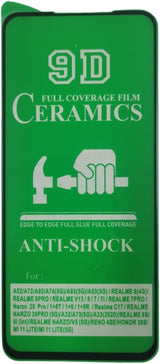 Green 9D ceramics anti-shock phone screen protector.