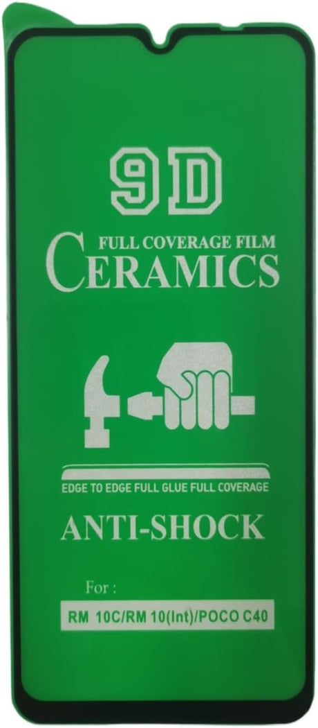 Green 9D ceramics anti-shock screen protector.