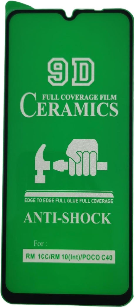 Green 9D ceramics anti-shock screen protector.