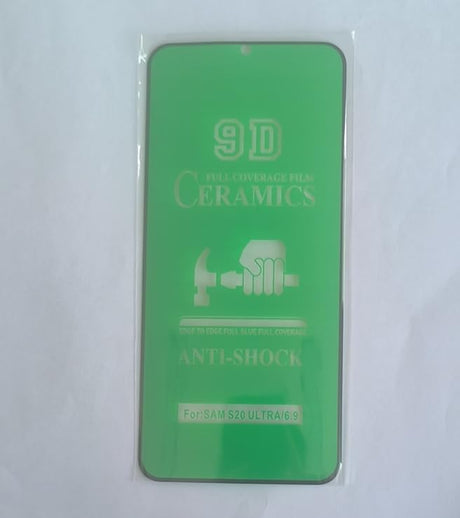 Green 9D ceramics anti-shock screen protector.