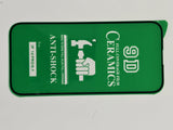 Green 9D ceramics full coverage film screen protector.