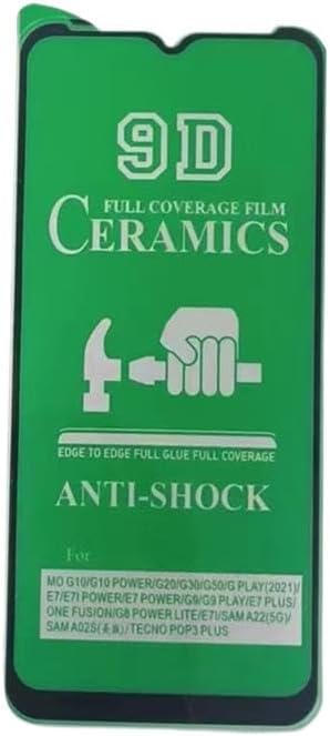Green 9D ceramics full coverage anti-shock screen protector.