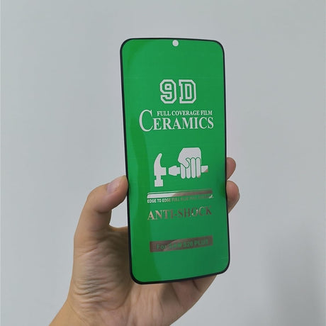 Green 9D full coverage ceramics screen protector.
