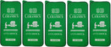 Green anti-shock phone screen protectors.