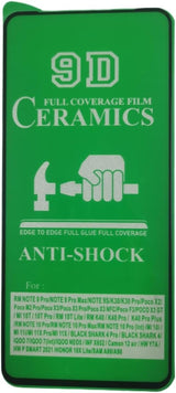 Green anti-shock phone screen protector.