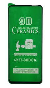 Green anti-shock phone screen protector.