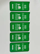 Green anti-shock screen protectors.