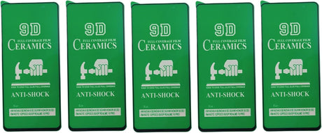 Green anti-shock screen protectors.
