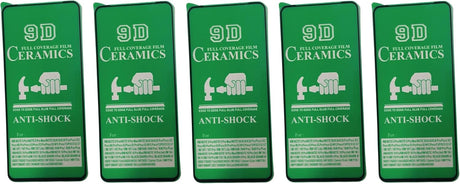 Green anti-shock screen protectors.