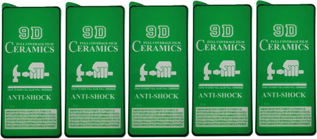 Green anti-shock screen protectors.