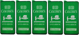 Green anti-shock screen protectors.