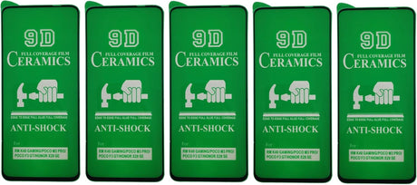 Green anti-shock screen protectors.