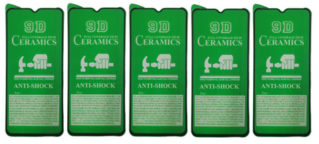 Green anti-shock screen protectors.