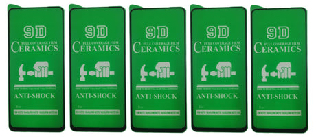Green anti-shock screen protectors.