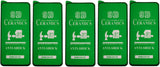 Green anti-shock screen protectors.