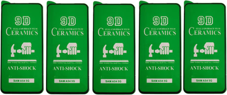 Green anti-shock screen protectors.