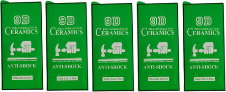Green anti-shock screen protectors.