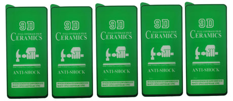 Green anti-shock screen protectors.