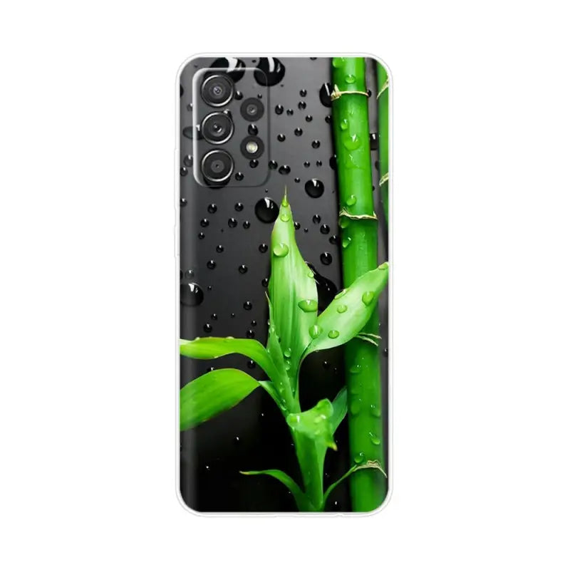 the green bamboo plant back cover for vivo x